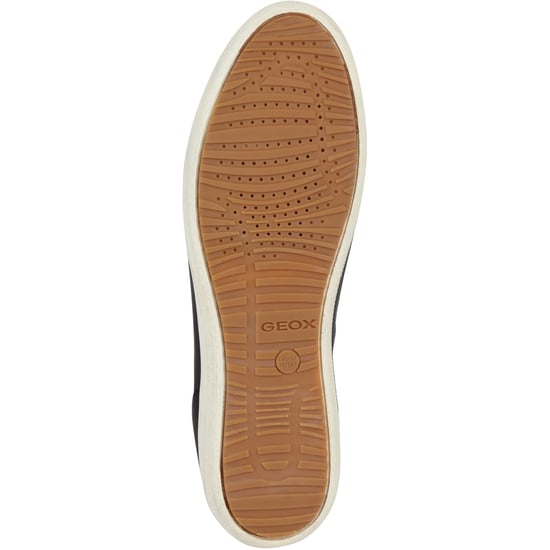 Geox D MYRIA Kunstleder Damenschwarze Turnschuhe - Image 3