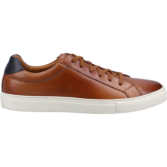 Hush Puppies Colton Leder Herren Tan Turnschuhe - Image 4