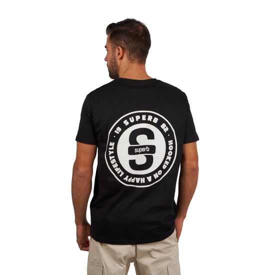 Oversize SPRBCO-001 Men's Short Sleeve Round Collar T-Shirt