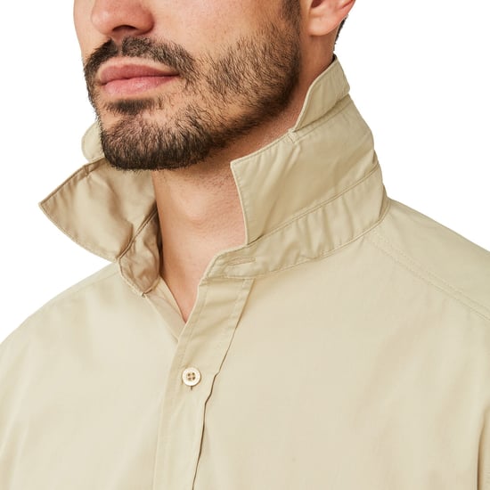 Craghoppers Mens Kiwi Short-Sleeved Shirt (Oatmeal Grey)