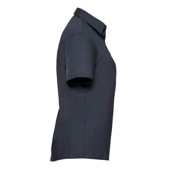 Russell Collection - "Classic" Hemd Pflegeleicht für Damen kurzärmlig (Dunkelblau) - Image 3