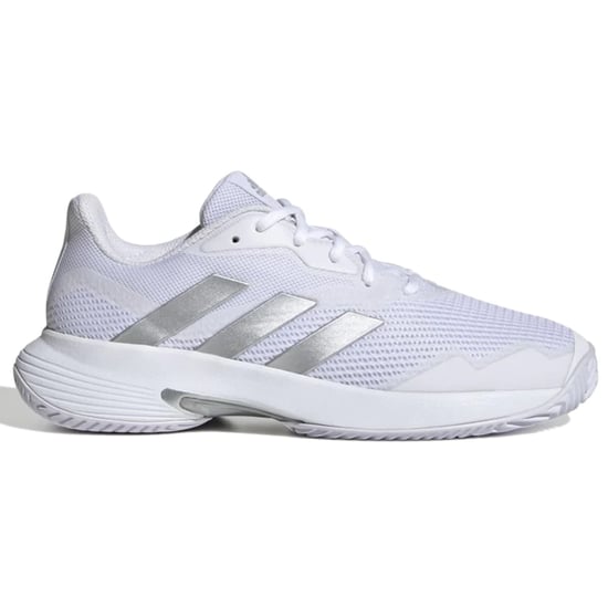 Adidas Courtjam kontrollieren Tennis Womens White Trainer - Image 1