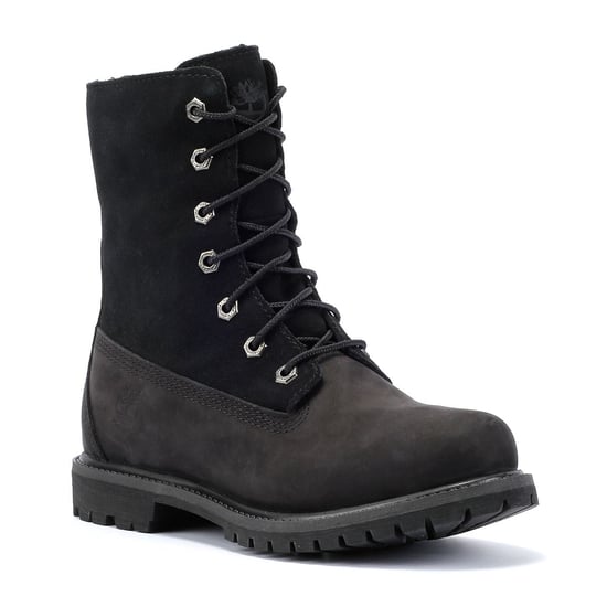 Timberland Warm Lined Waterproof Damenlederstiefel In Schwarz - Image 2