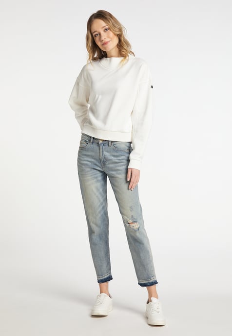 Dreimaster Sweatshirt Damen naturweiß - Image 2