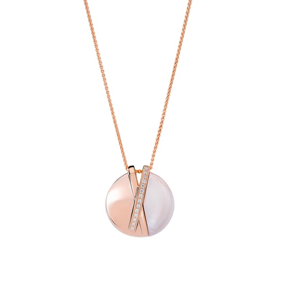 Orphelia 'Moragene' Damen-Set aus 925er Sterlingsilber: Halskette + Ohrringe + Ring – Rosé SET-7506/RG - Image 2