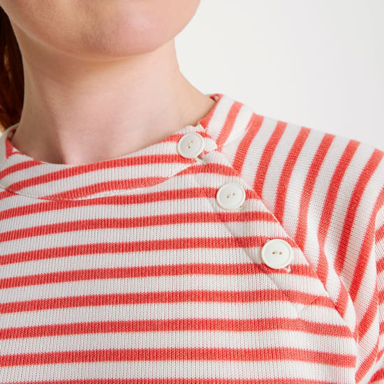 Craghoppers Womens/Ladies Neela Gestreiftes Sweatshirt (Wassermelone) - Image 2
