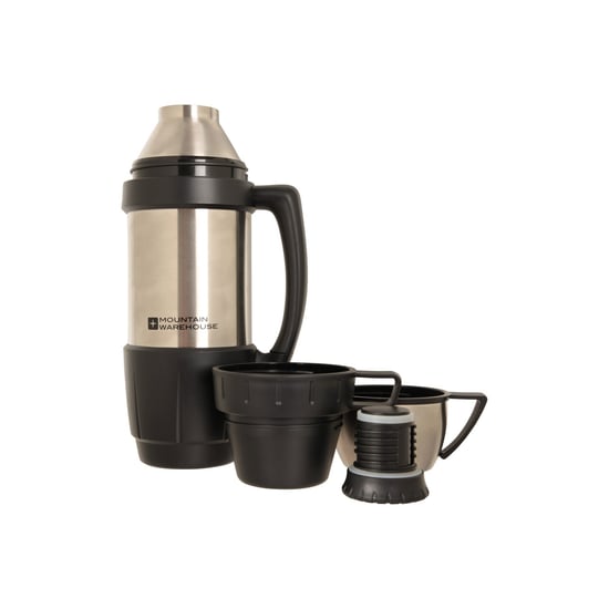 Mountain Warehouse - Flasche und Tasse Set, Doppel-wandig (Silber) - Image 5