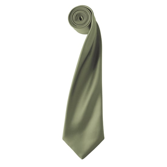 Premier - "Colours" Krawatte für Herren/Damen Unisex (Oliv) - Image 1