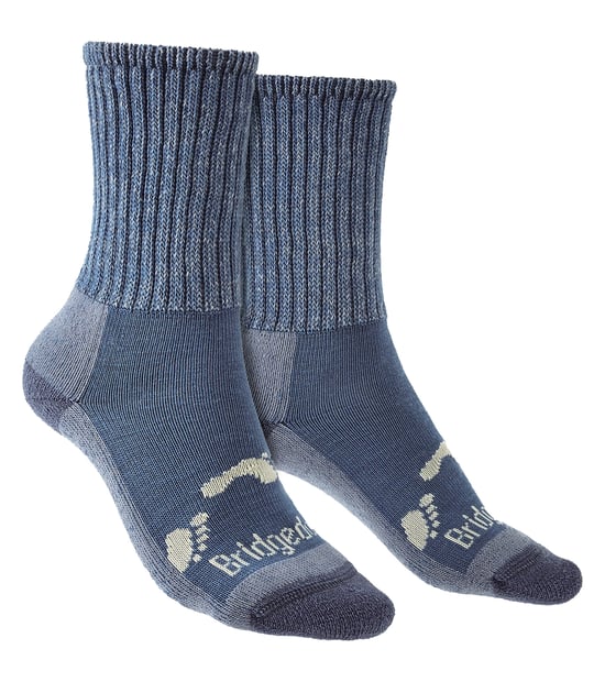 Bridgedale - Kinder Merinowolle Boot Wandern Socken - Sturm Blau - Image 1