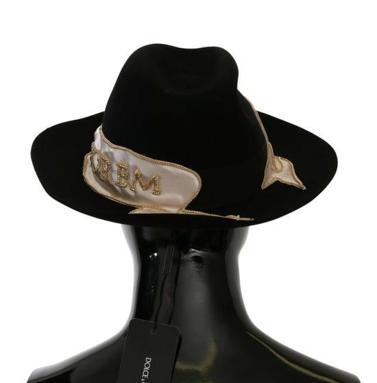 Dolce & Gabbana Damen Schwarzer Breiter Hut - Image 4