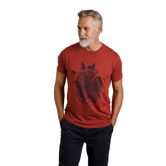 Weird Fish - "Woodsman" T-Shirt für Herren (Nussbraun) - Image 3