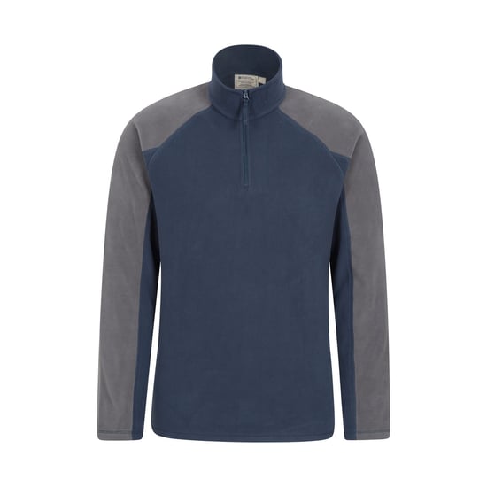 Mountain Warehouse Herren Ashbourne II Half Zip Fleece Top (dunkelblau) - Image 1