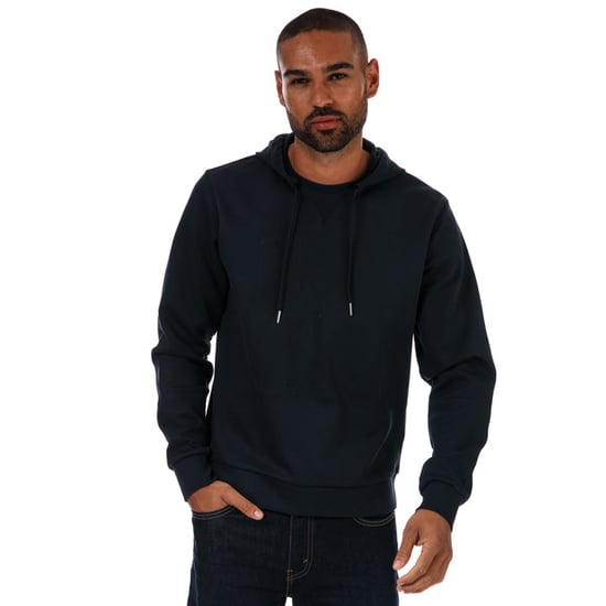Men's Armani Exchange Tonal Boxed Logo Hoody in Navy