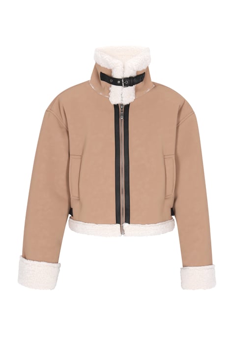 Dreimaster Jacke Damen Kamel - Image 1