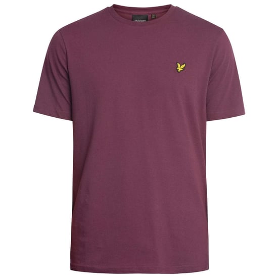 Dunkelviolettes T-Shirt mit Lyle & Scott-Markenlogo auf der Brust - Image 1