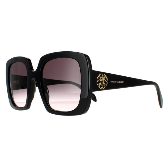 Alexander McQueen Square Womens Black Grey Gradient AM0378S