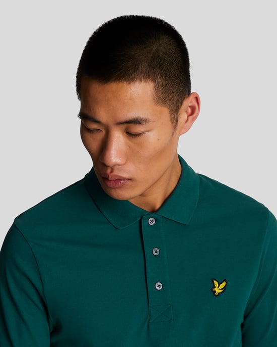 Herren-Poloshirt von Lyle & Scott in Grün - Image 4