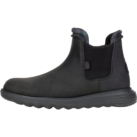HEYDUDE Branson Klassische Polyurethan Herren Stiefel Schwarz - Image 5