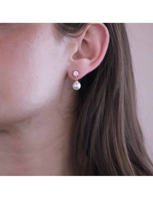 Pauline Set und Box - Rose Gold und Kristall - Image 4