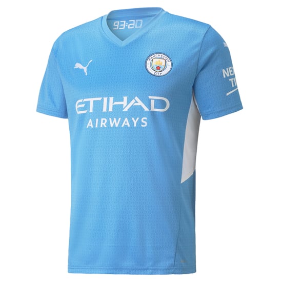 PUMA Mens Man City Home Replica Jersey Shirt 21/22