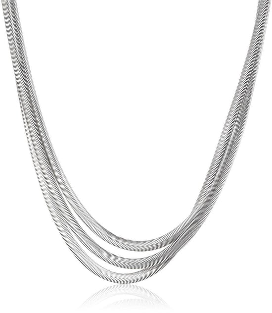 Tommy Hilfiger Damen Edelstahl Halskette - Silber 2700978 - Image 3
