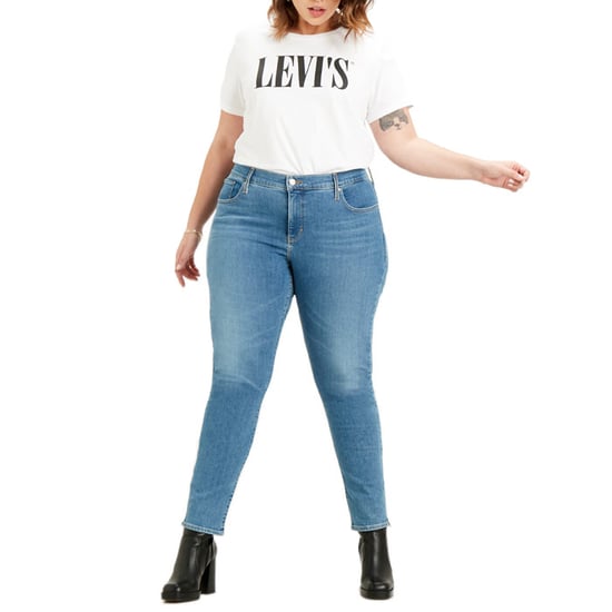 Women's Levis 311 Plus Skinny Ankle Zip Jeans Blue 24in Blue