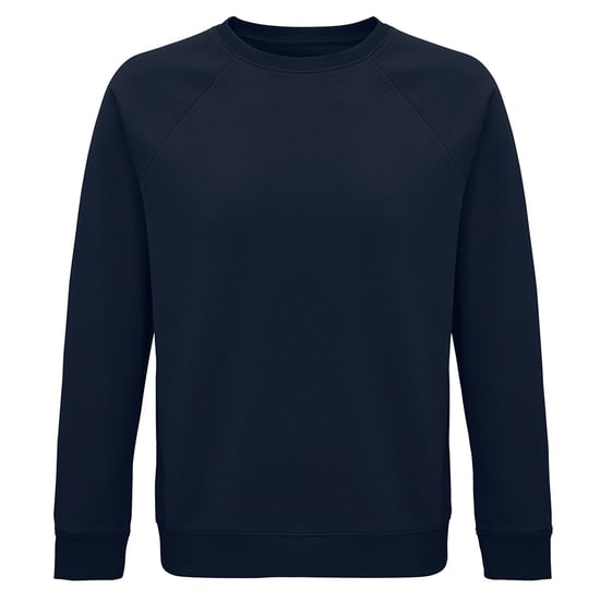 SOLS Unisex Erwachsene Space Organic Raglan Sweatshirt (French Navy) - Image 1