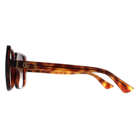 Gucci Square Womens Dark Havana Braun Gradient GG0632S - Image 3
