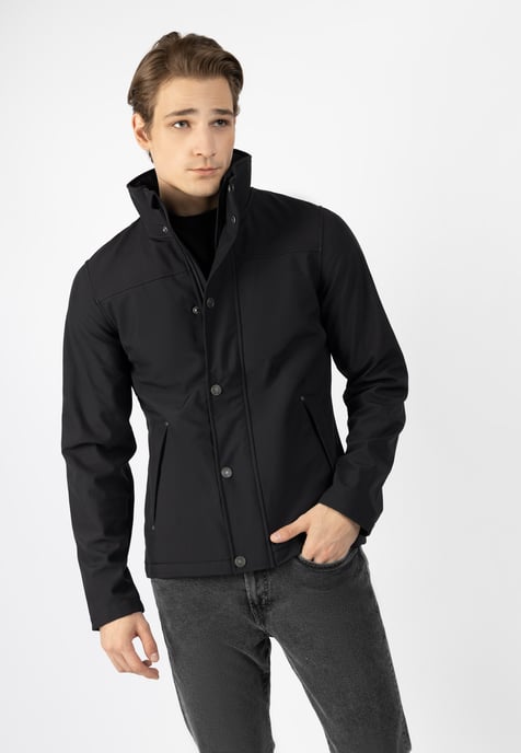 Mo Softshelljacke Herren Schwarz - Image 2
