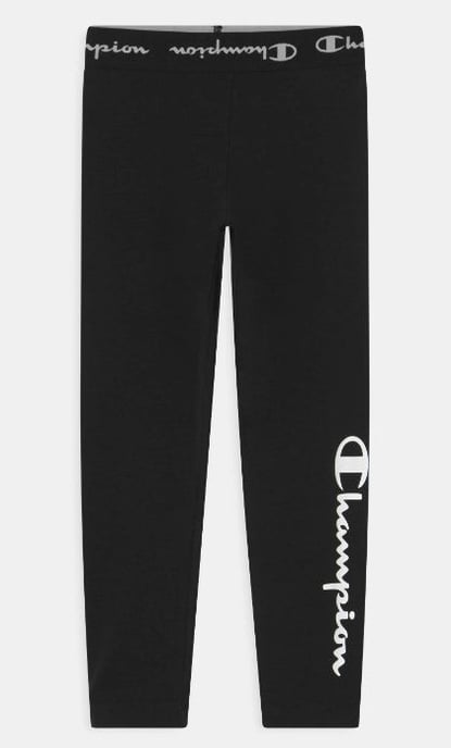 Womens Champion Logo Leggings in Black