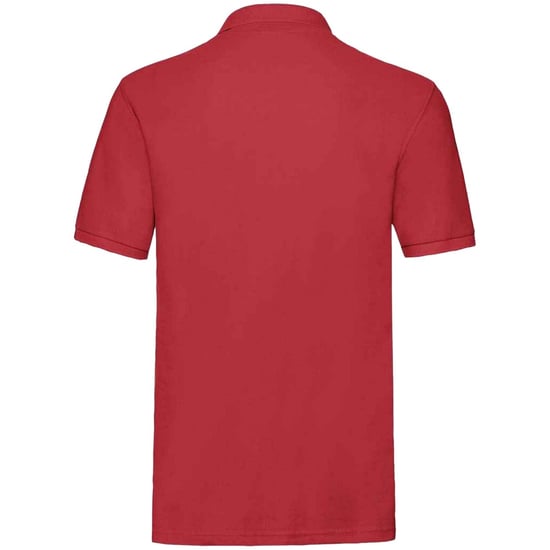 Fruit of the Loom Herren Premium Baumwolle Pique Polo Shirt (Rot) - Image 2