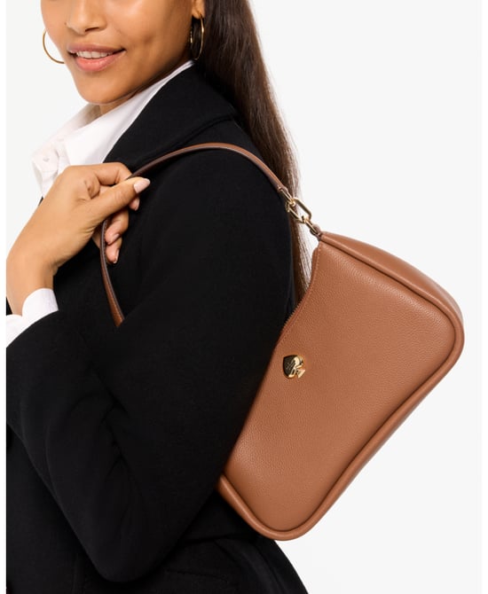 Kayla Pebbled Leather Small Convertible Shoulder Bag - Image 2