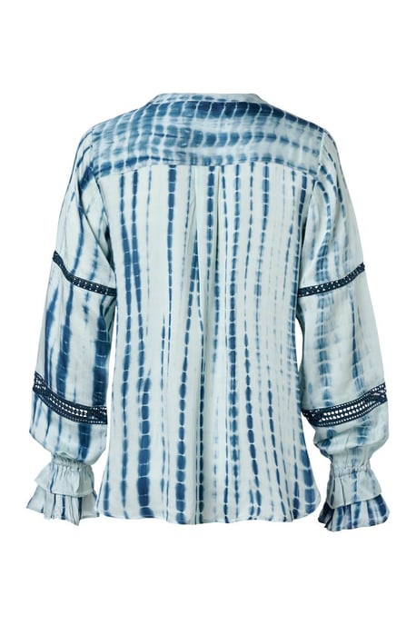 Caroline Tensen Montana Print Blouse Navy