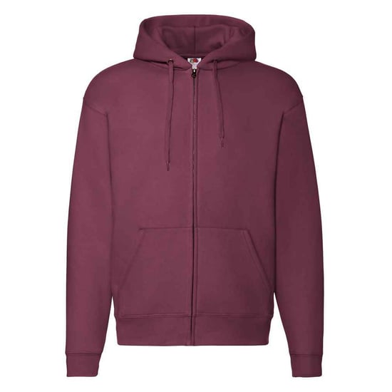Fruit of the Loom - "Premium" Hoodie mit durchgehendem Reißverschluss für Herren/Damen Unisex (Burgunderrot) - Image 1
