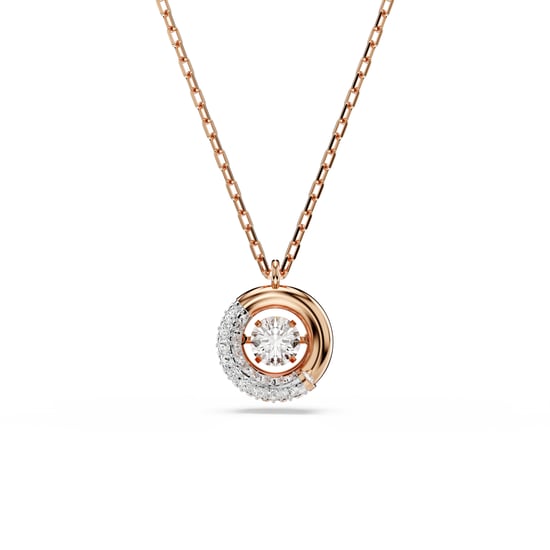 Swarovski 'Dextera' Damen-Halskette aus vergoldetem Metall - Rosé 5692257 - Image 1