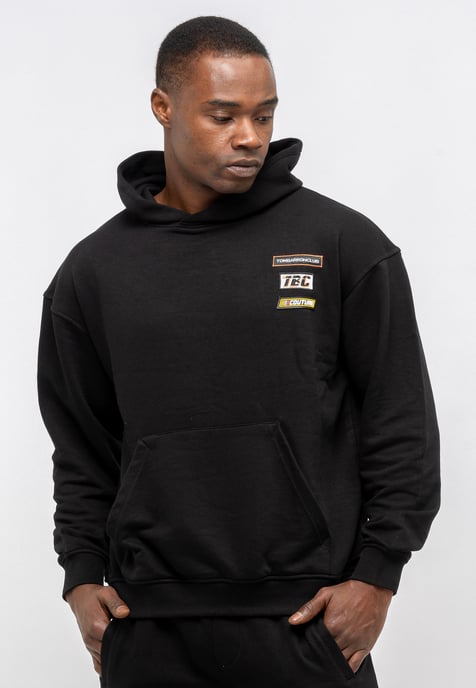 Tom Barron Men's Embroidered Badge Casual Tracksuit Oversize
