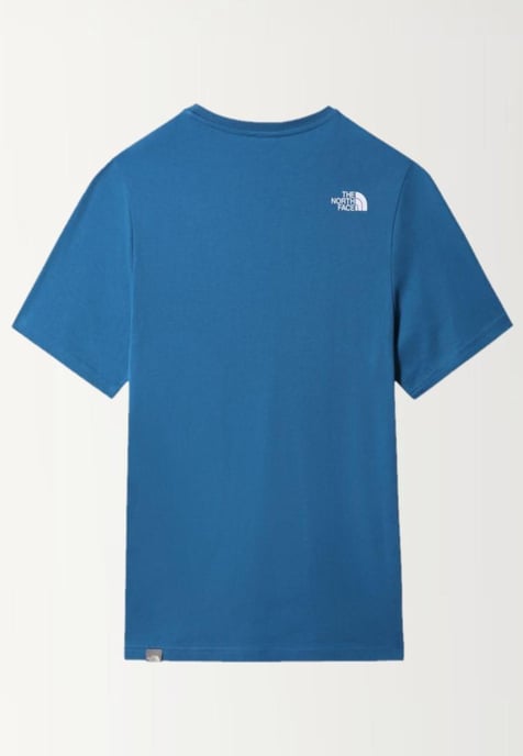 The North Face Mens SS einfache Kuppel T Shirt Bomber blau - Image 6