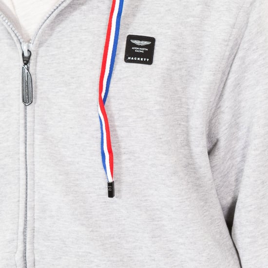 Men's long-sleeved sweatshirt with round neck and hood HM580247