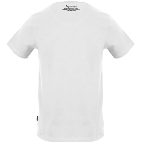 Aquascutum grosses Schild Aldis Logo weisses T-Shirt - Image 2