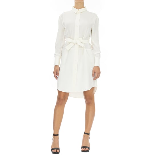 Armani Exchange Femme Robe manches longues Blanc - Image 2
