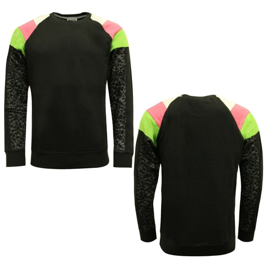 Reebok Womens RR Crew Neck Sweatshirt Jumper Jacket Black S01460 A46A