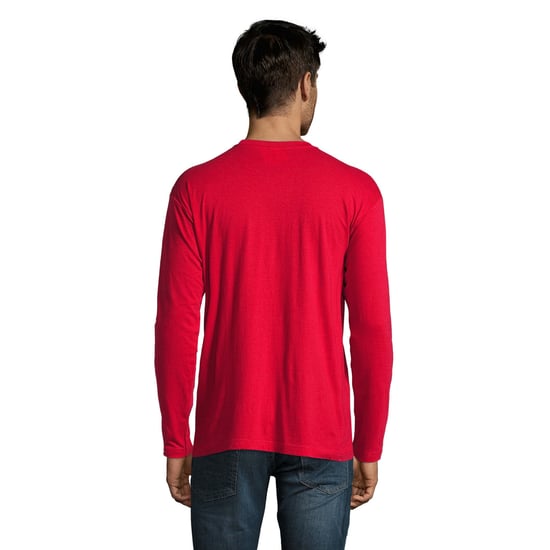 SOLS - "Monarch" T-Shirt für Herren Langärmlig (Rot) - Image 2