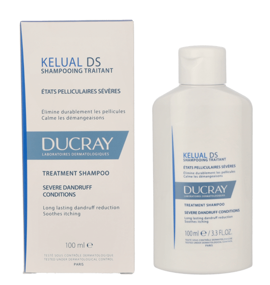 Ducray Kelual DS Anti-Dandruff Treatment Shampoo 100ml. - Image 1