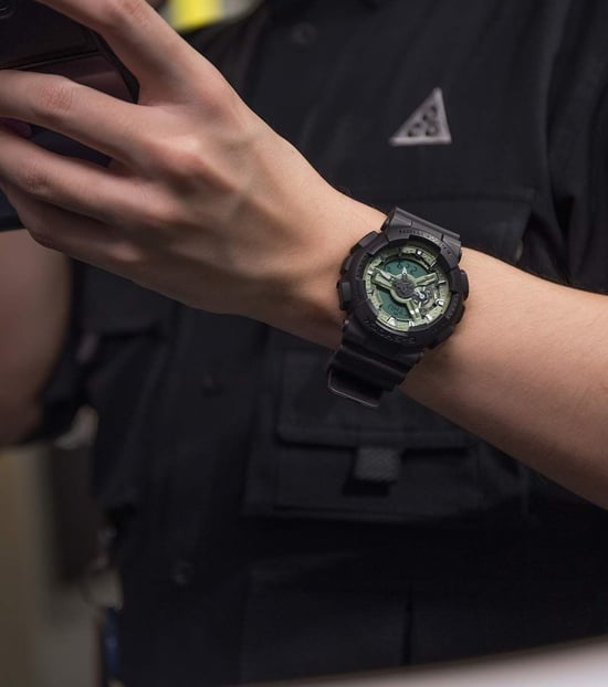 Casio G-Shock Herren Schwarz Uhr GA-110CD-1A3ER - Image 5