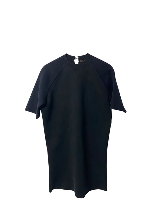 Louis Vuitton Verziertes Hemdkleid aus schwarzer Baumwolle - Image 6