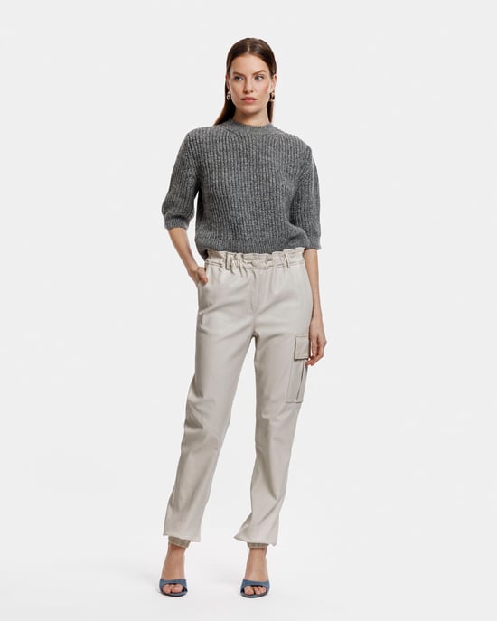 Alter Ego Yara Off white Combat Trousers