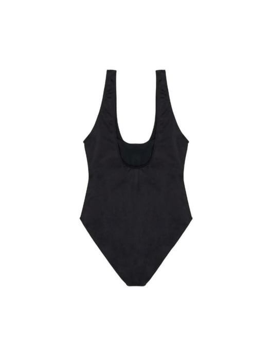 Playful Promises Hunter McGrady Black High Leg Low Cut Swimsuit