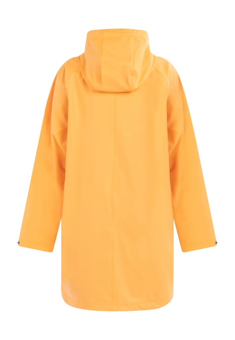 Schmuddelwedda Übergroßer Regenmantel Damen Pastellorange-280 - Image 4