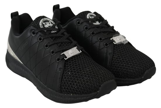 Plein Sport Femme Polyester Noir Runner Gisella Sneakers Chaussures - Image 2