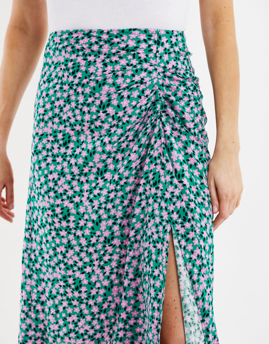'Taz' Midi Skirt With Split